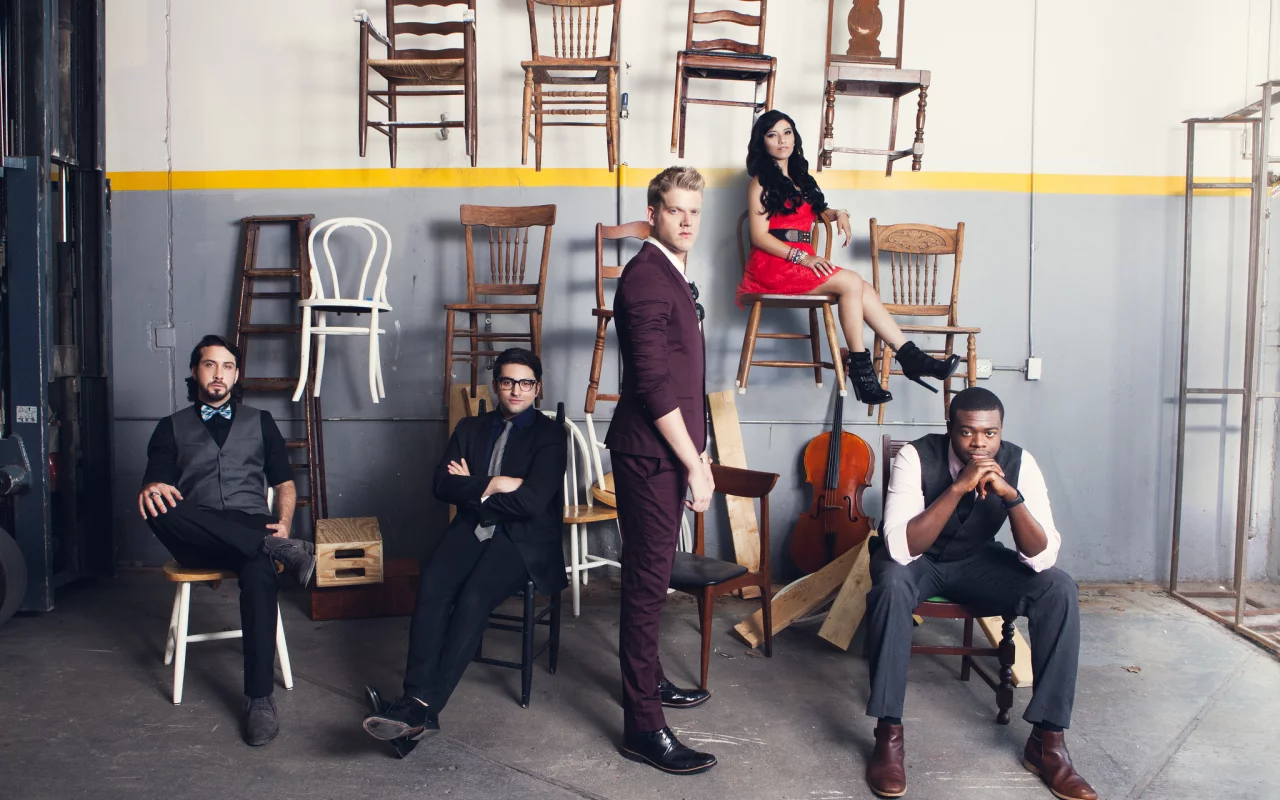 kirstie maldonado, pentatonix, scott hoying, avi kaplan, kevin olusola, mitch grassi