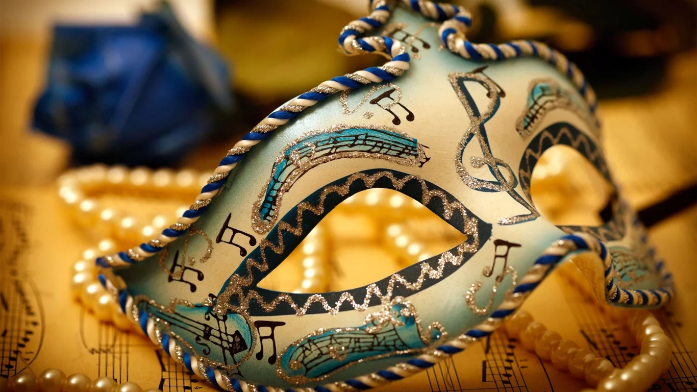 carnival, mask, decorated