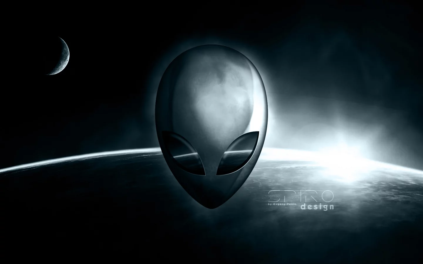 пришелец, космос, земля, alienware