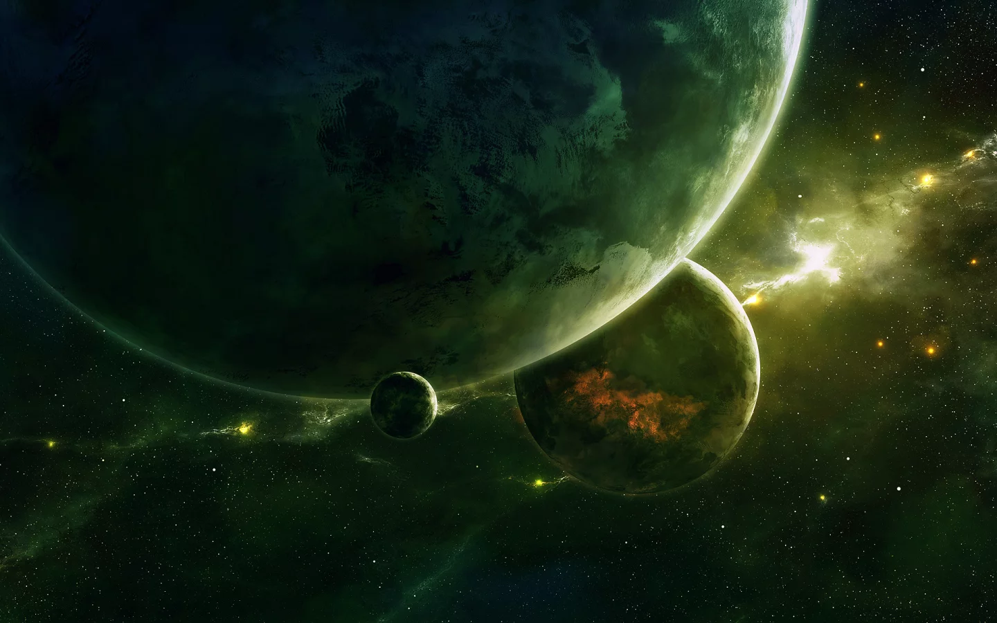 космос, арт, space, планеты, qauz