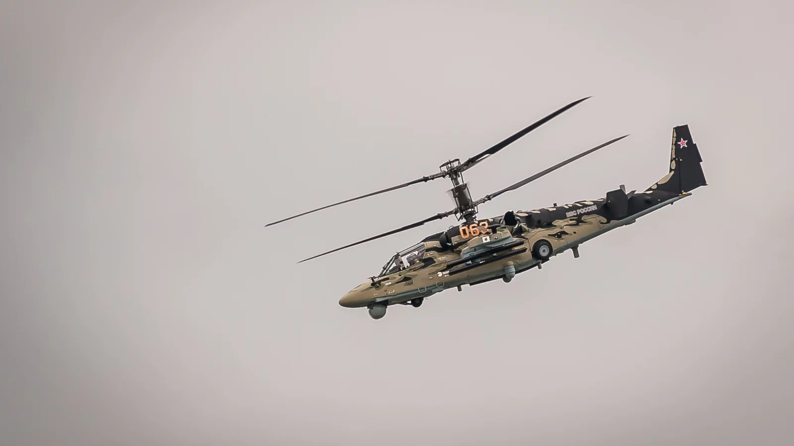ка-52, полёт, российский, _аллигатор_, вертолёт, ударный