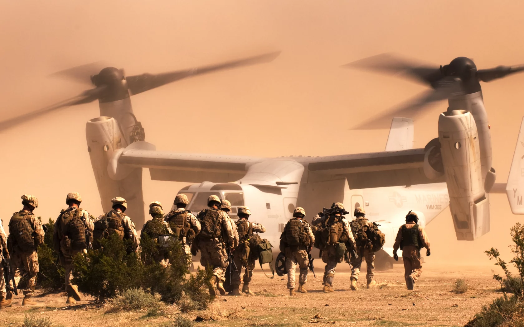 солдаты, bell v-22, osprey, конвертоплан, морская пехота