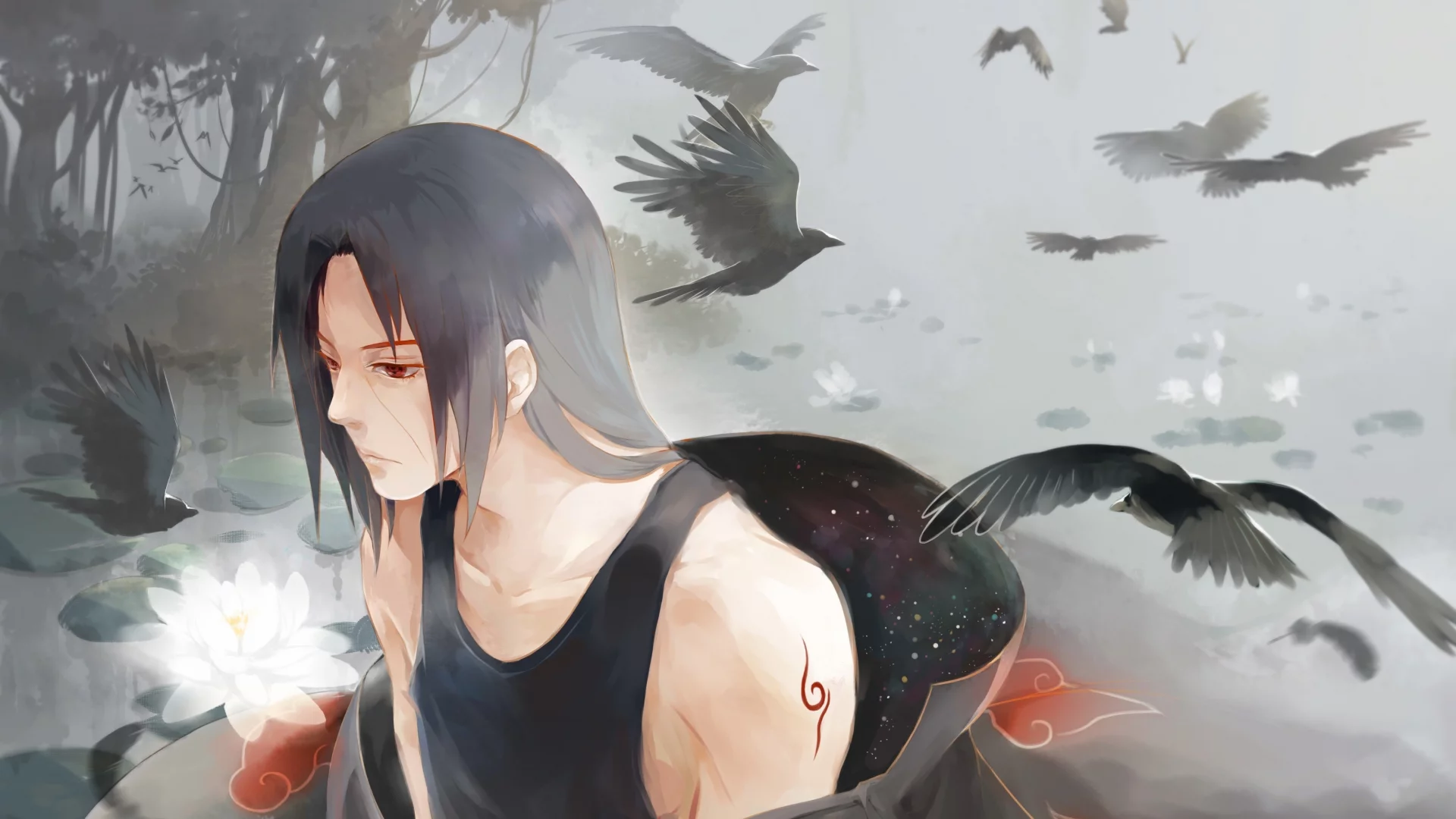 наруто, Naruto, Shippuden, учиха итачи