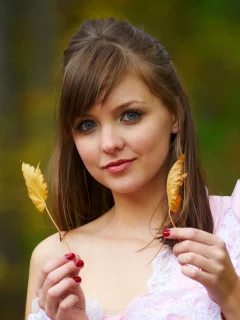шатенка, лямка, эмили, сероглазая, девушка, взгляд, amelie