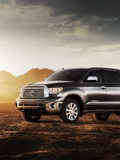 тойота, пикап, пустыня, toyota tundra
