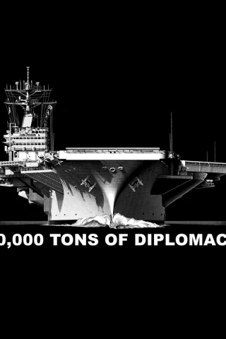 90 000, фон, тонн дипломатии, авианосец, оружие