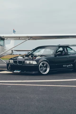 bmw m3, бмв, stance, тюнинг, car, tuning, самолёт