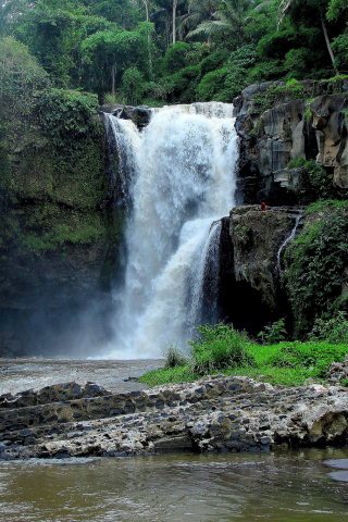 tegenungan waterfall, indonesia, скалы, bali, водопад, бали, индонезия