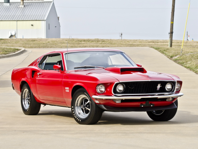 mustang, форд, мускул кар, 1969, ford, 429, muscle car, boss, мустанг, red