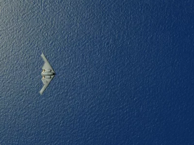 b-2 spirit, полет, u.s. air force, океан