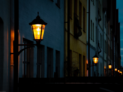 вечер, дома, улица, sweden, город, фонари, ночь, швеция, hj__rup