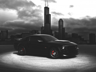 ford, shelby, америка, chicago, black, мустанг, gt, city, форд, mustang