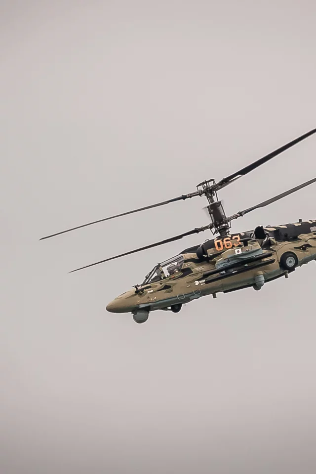 ка-52, полёт, российский, _аллигатор_, вертолёт, ударный