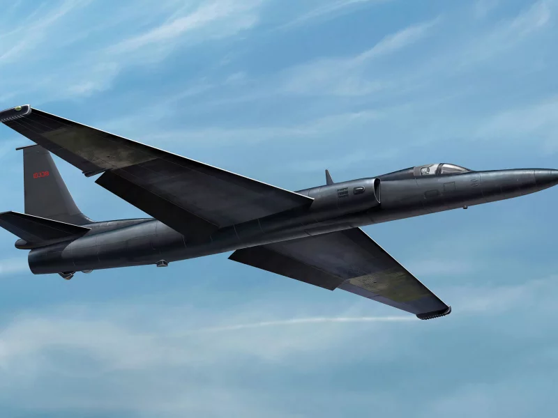 самолет, u-2r, американский, lockheed, арт, у-2, локхид