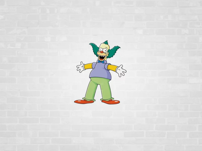 the simpsons, клоун красти, симпсоны