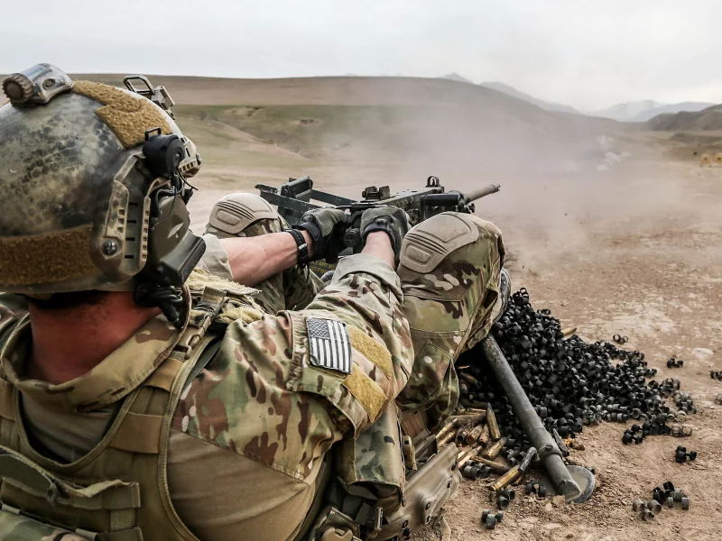 united states spec ops, machine gun, afghanistan