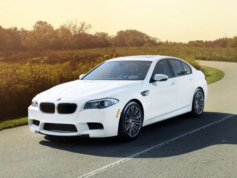 m5, тюнинг, tuning, белый, ind, дорога, bmw, передок, бмв, седан