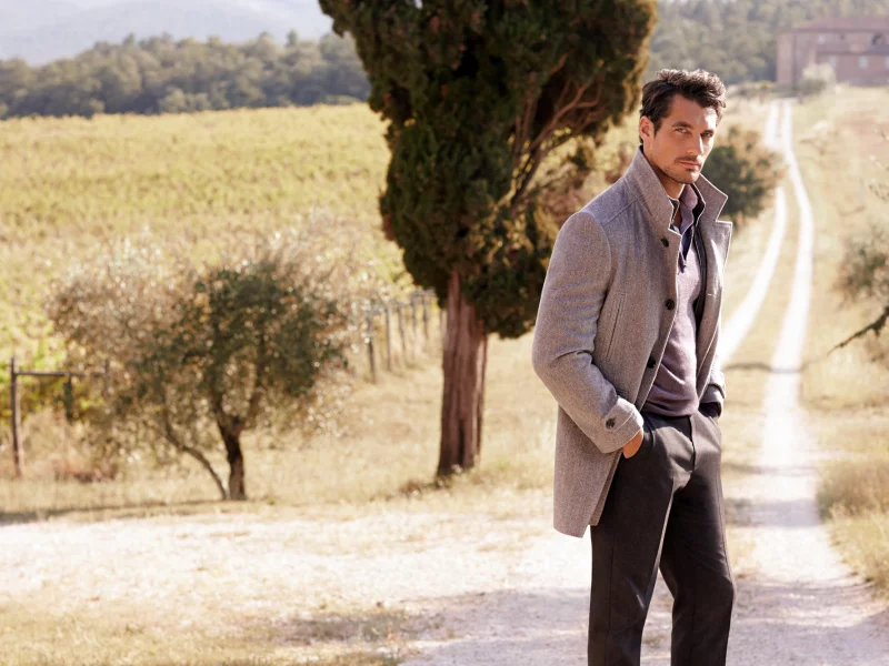 поле, дэвид ганди, модель, мужчина, дорога, david gandy