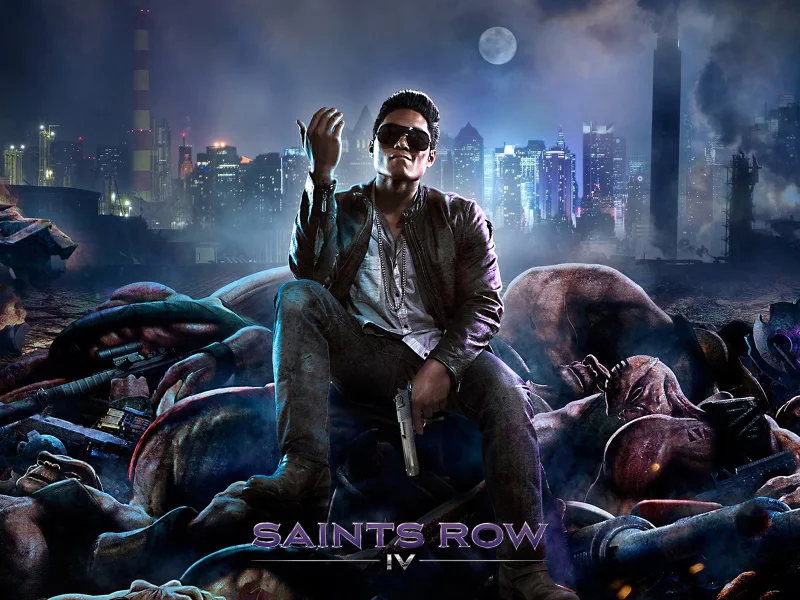 wallpaper, deep silver, volition inc, saints row 4, johnny gat, парень