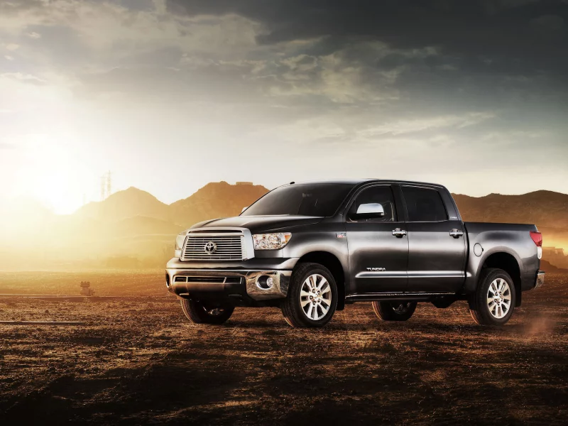 тойота, пикап, пустыня, toyota tundra