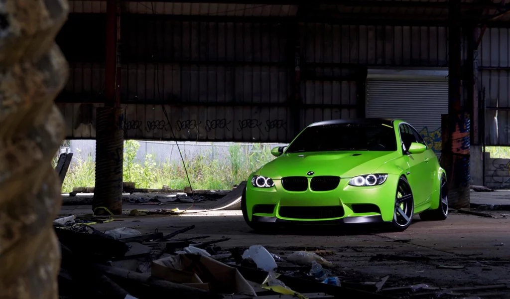 зеленый, bmw, green, передок, тонированный, m3, бмв, купе, e92