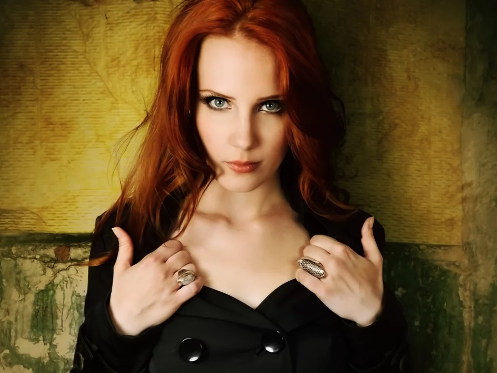 epica, simons, рыжая, симона, simone, симонс, взгляд