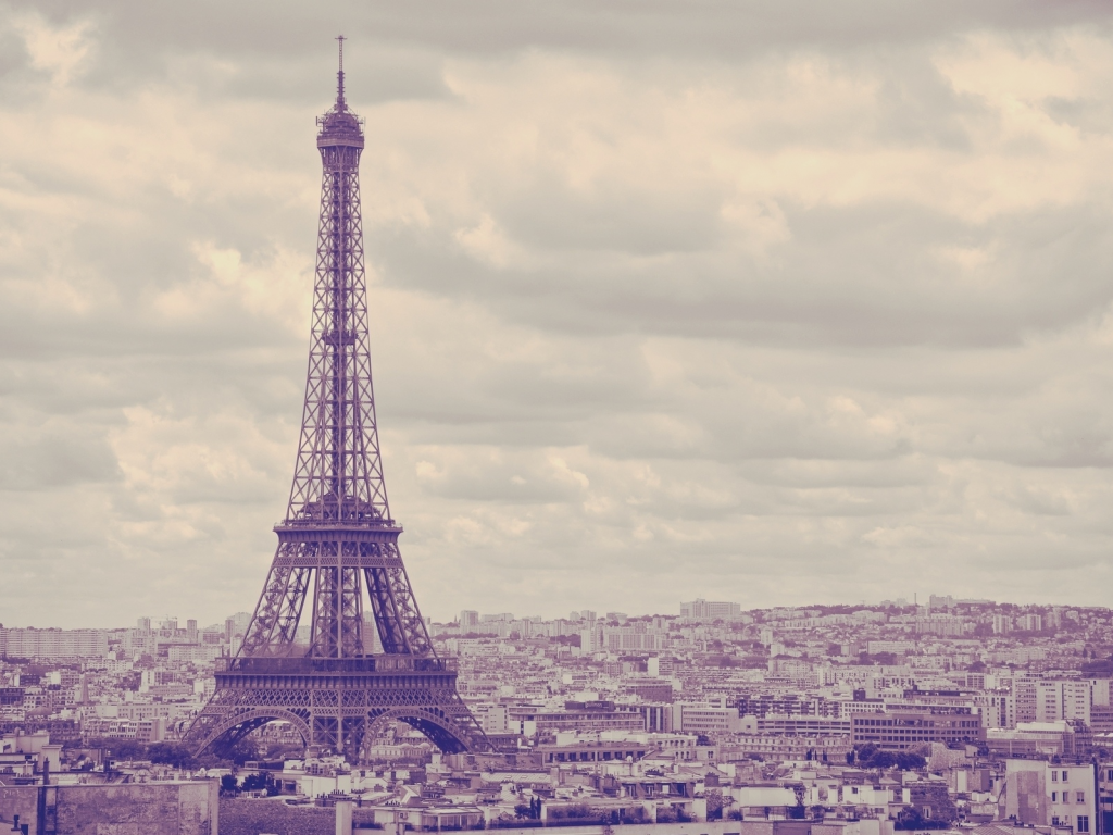 эйфелева башня, город, франция, париж