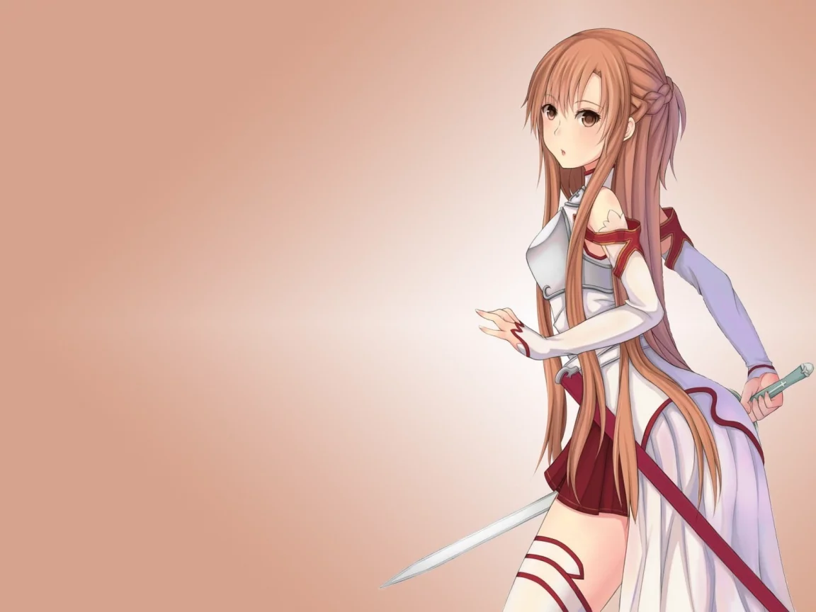 мастера меча онлайн, асуна юки, меч, sword art online