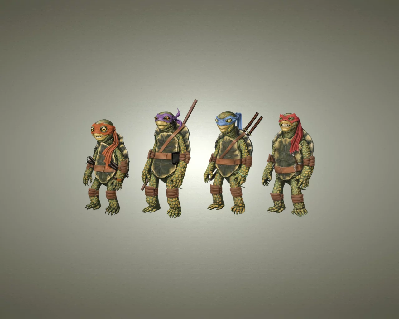 teenage mutant ninja turtles, черепашки ниндзя, tmnt, светлый фон