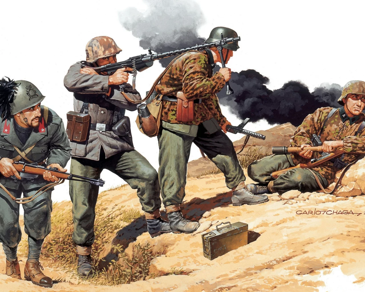 югославия, итальянские, солдаты, немецкие, 1944год, арт