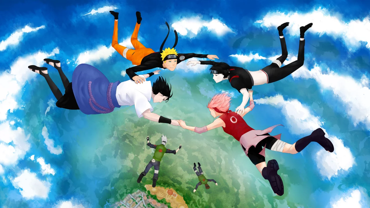 sai, аниме, арт, haruno sakura, наруто, uchiha sasuke, hatake kakashi, naruto