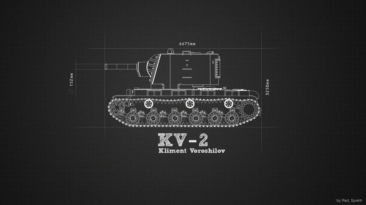 климент ворошилов, советский, танк, тяжелый, кв-2