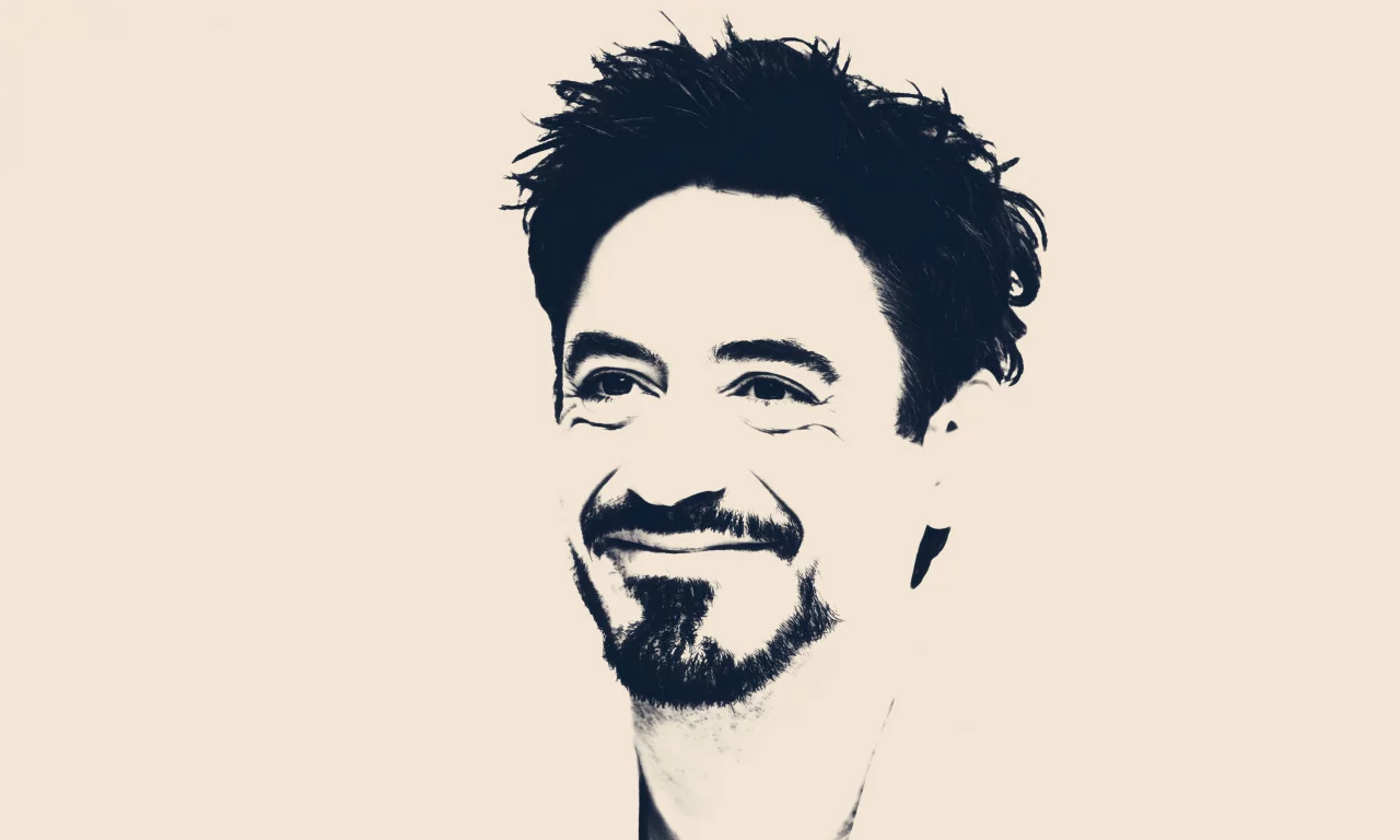 портрет, арт, robert downey jr