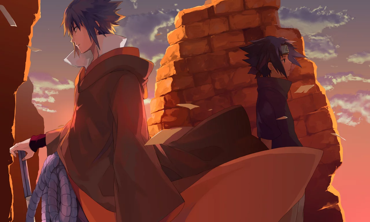 арт, аниме, парень, наруто, tosyoen, uchiha sasuke, naruto, мальчик
