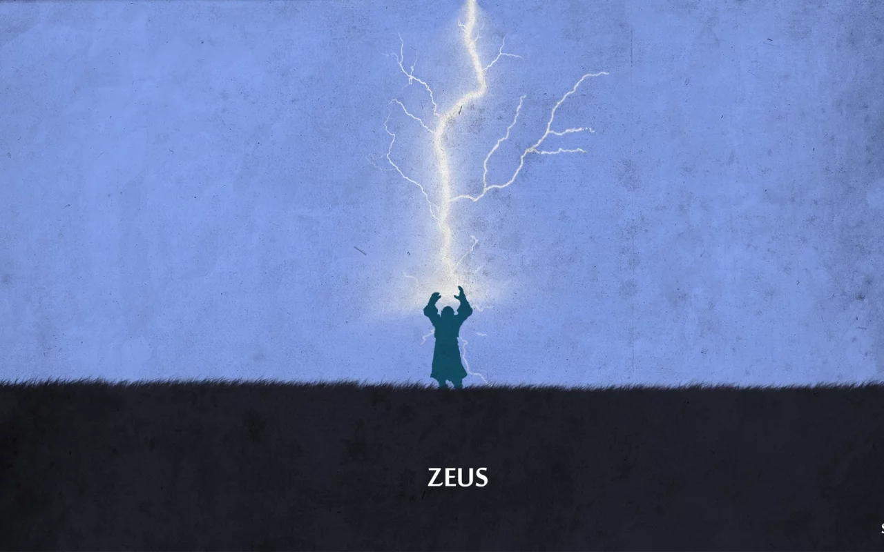 sheron1030, valve, minimalsim, wrath, zeus, dota 2, god, lightning