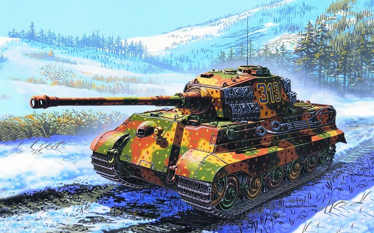 тигр 2, танк, king tiger, королевский тигр, tiger 2