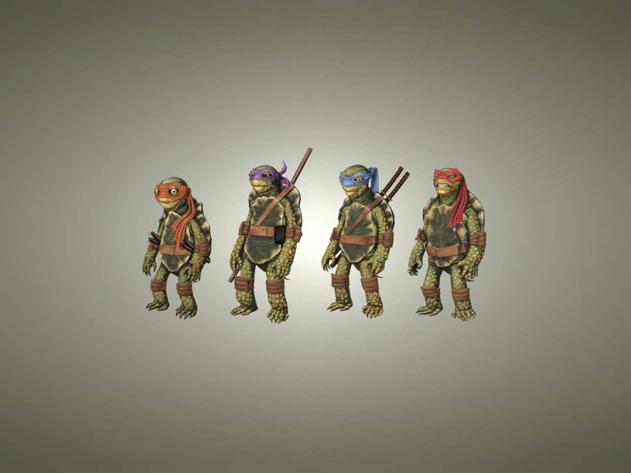 teenage mutant ninja turtles, черепашки ниндзя, tmnt, светлый фон