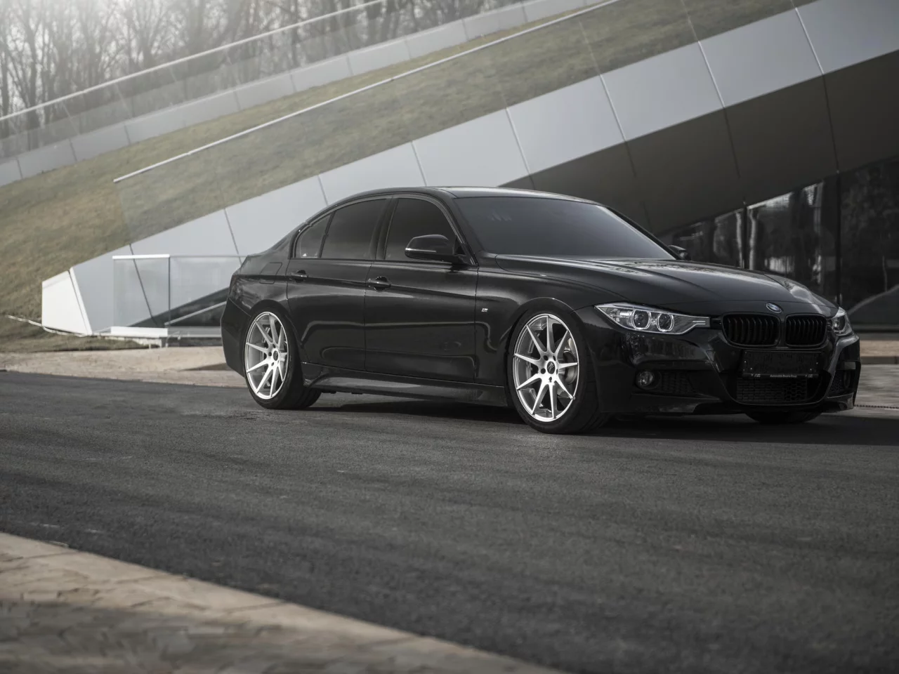 bmw, stance, black, f30, tuning, 335i, tuning