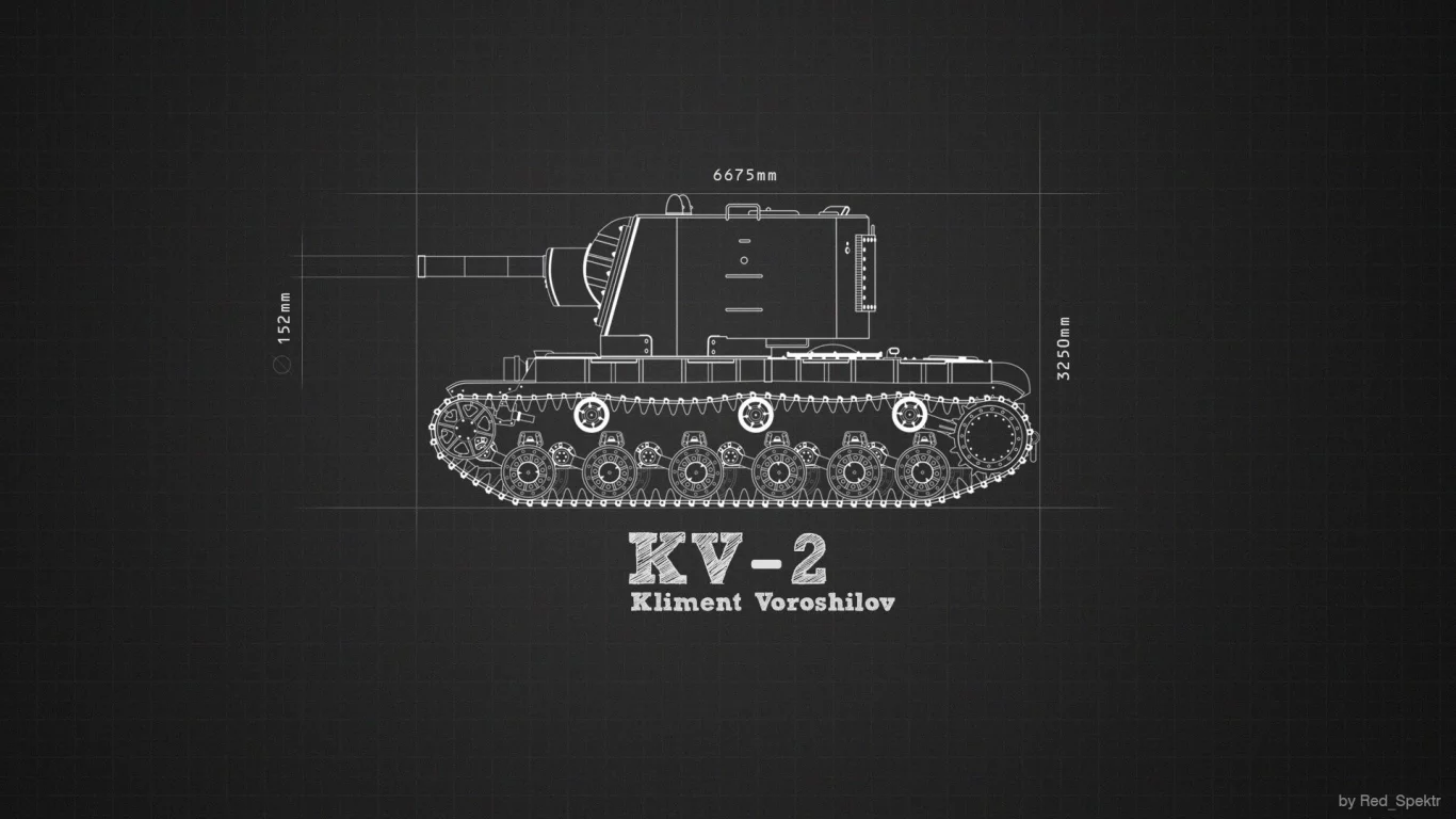 климент ворошилов, советский, танк, тяжелый, кв-2