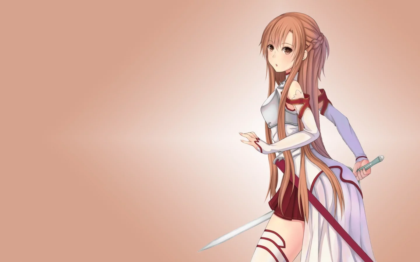 мастера меча онлайн, асуна юки, меч, sword art online