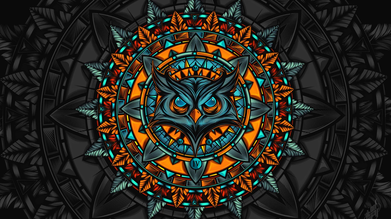 owl mandalathingy, тотем, сова, знак