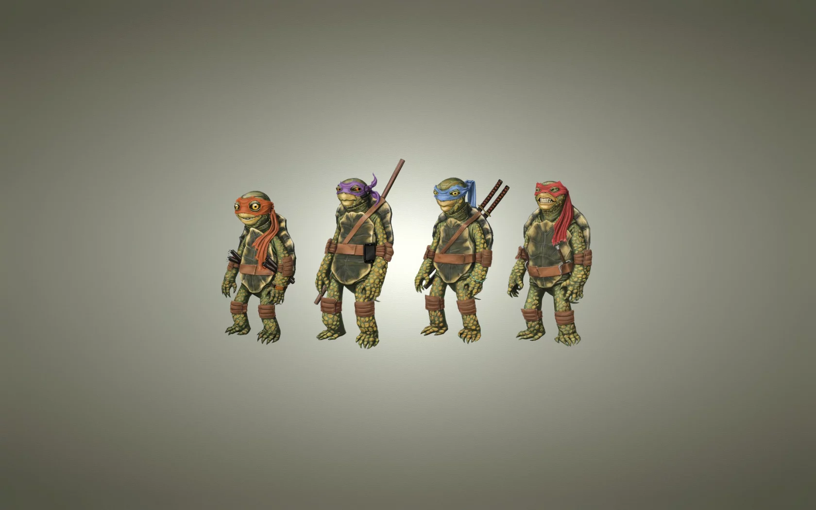 teenage mutant ninja turtles, черепашки ниндзя, tmnt, светлый фон