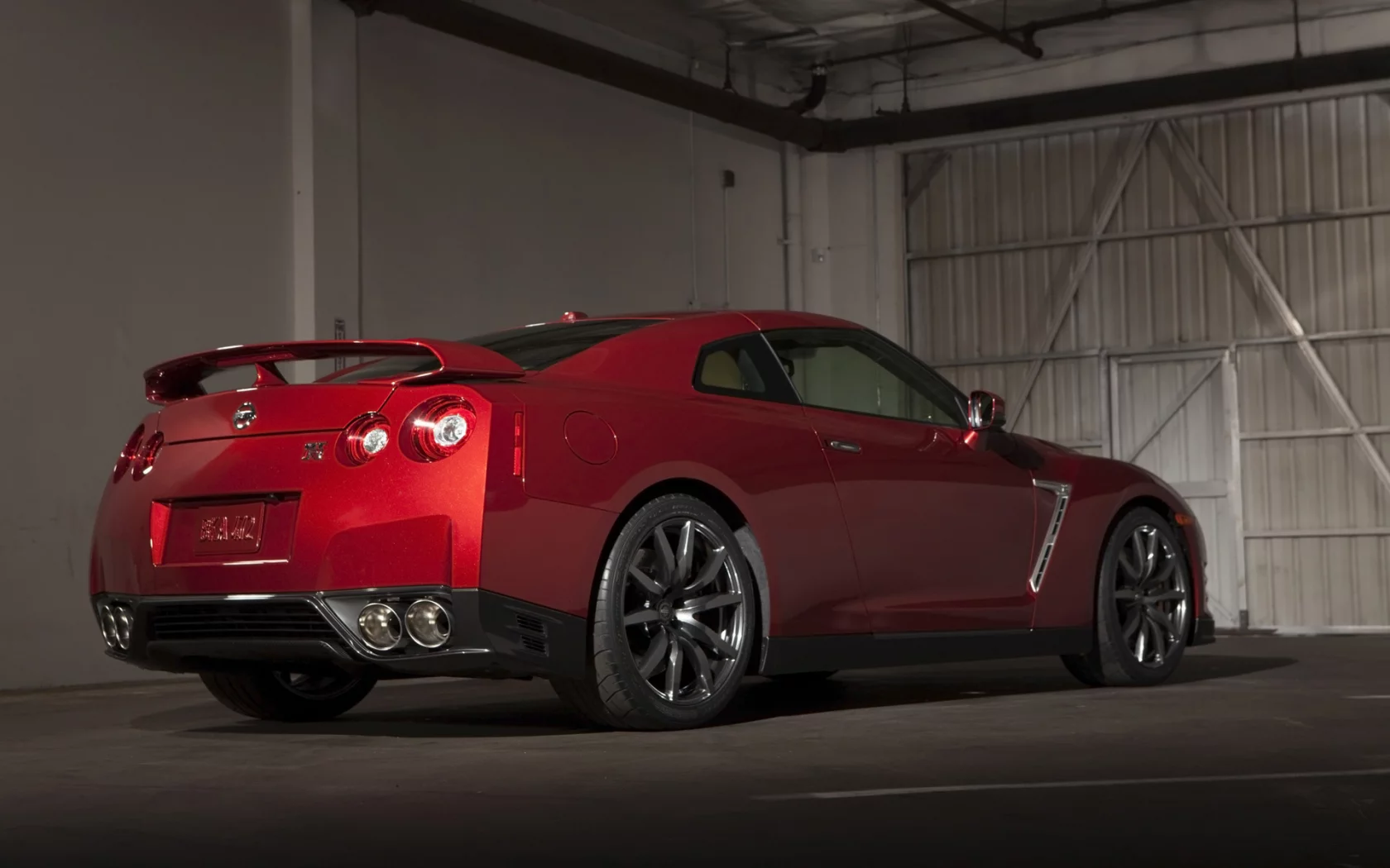 Nissan, GT-R, Автомобиль, Красный, Колеса, Диски
