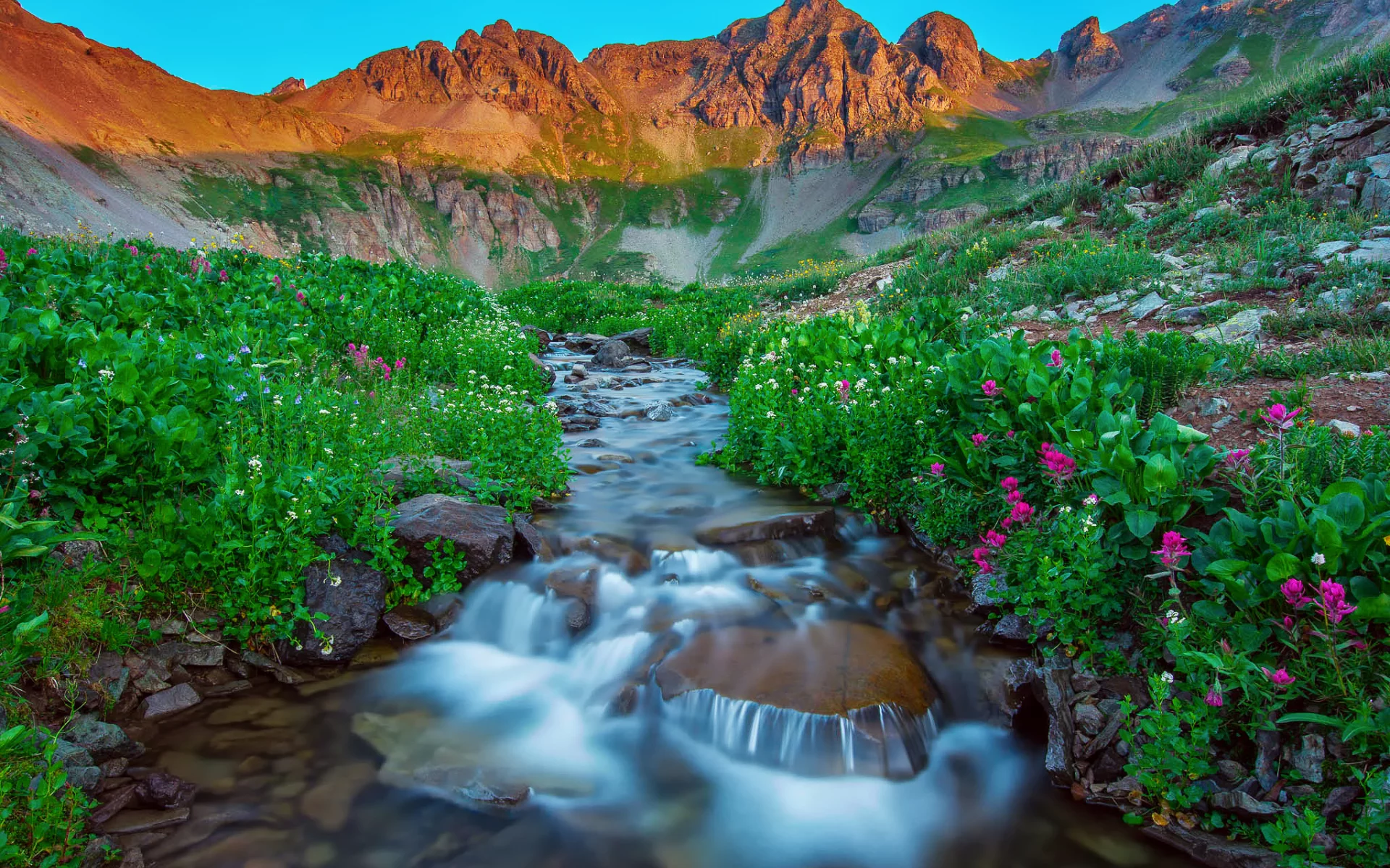 сша, silverton colorado, утро, природа, лето, горы, san juan mountains