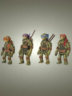 teenage mutant ninja turtles, черепашки ниндзя, tmnt, светлый фон