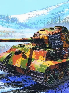 тигр 2, танк, king tiger, королевский тигр, tiger 2