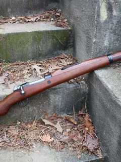 винтовка, m48 mauser, rifle, листья