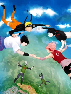sai, аниме, арт, haruno sakura, наруто, uchiha sasuke, hatake kakashi, naruto