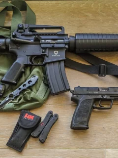 автомат, ножи, heckler &amp;amp; koch, сумка, пистолеты, m4a1