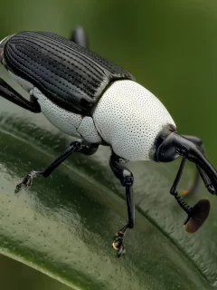 макро, жук